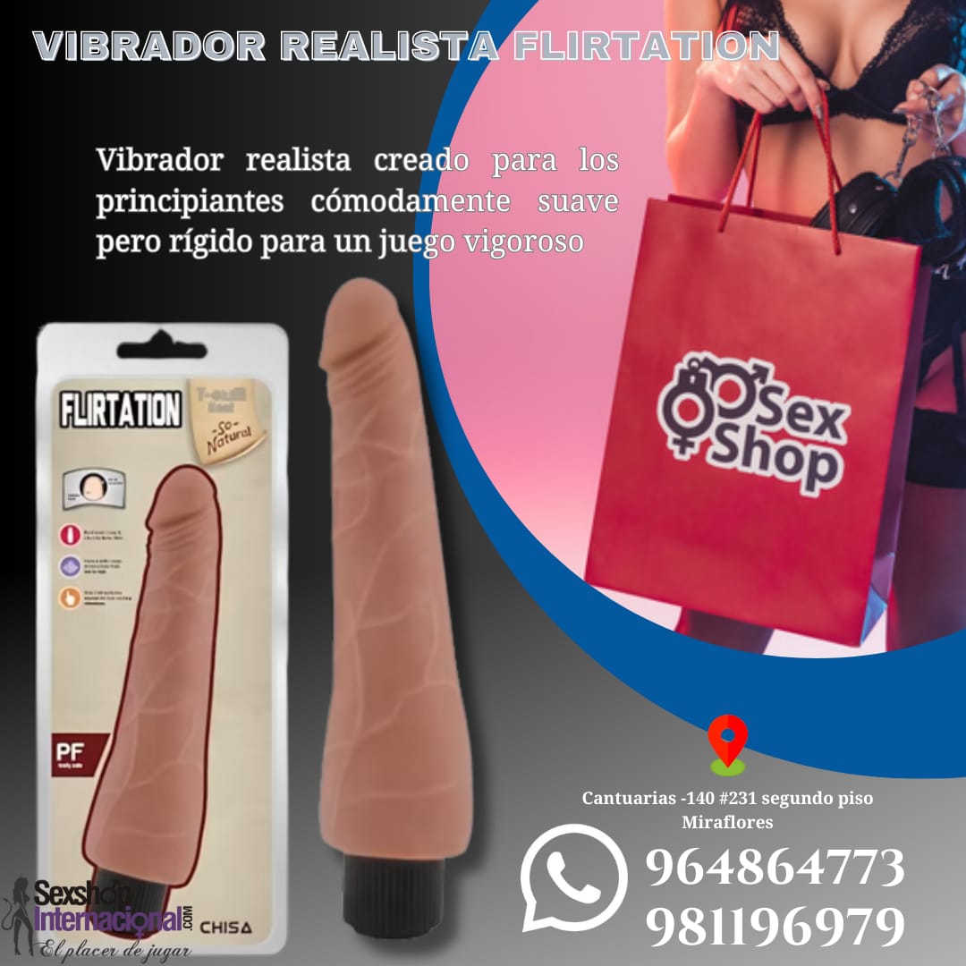 VIBRADOR MASTURBADOR SOFISTICADO-REALISTICO-FLIRTATION-SEXSHOP LIMA 971890151 